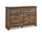 Trinell Queen Panel Bed with Dresser, Chest and Nightstand
