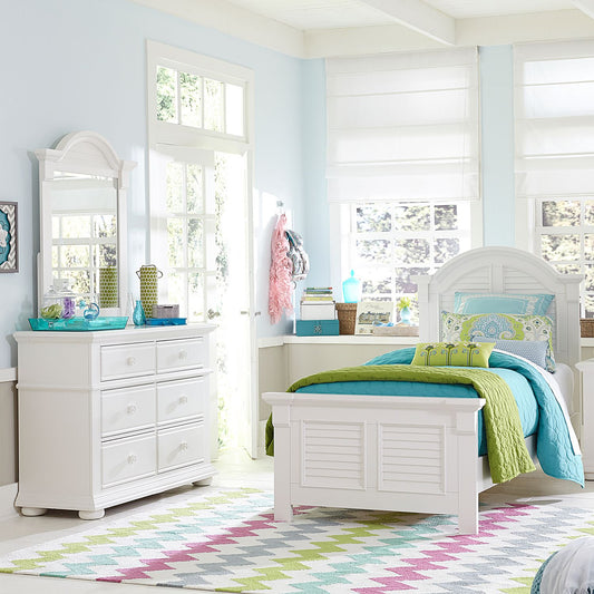 Summer House - Full Panel Bed, Dresser & Mirror