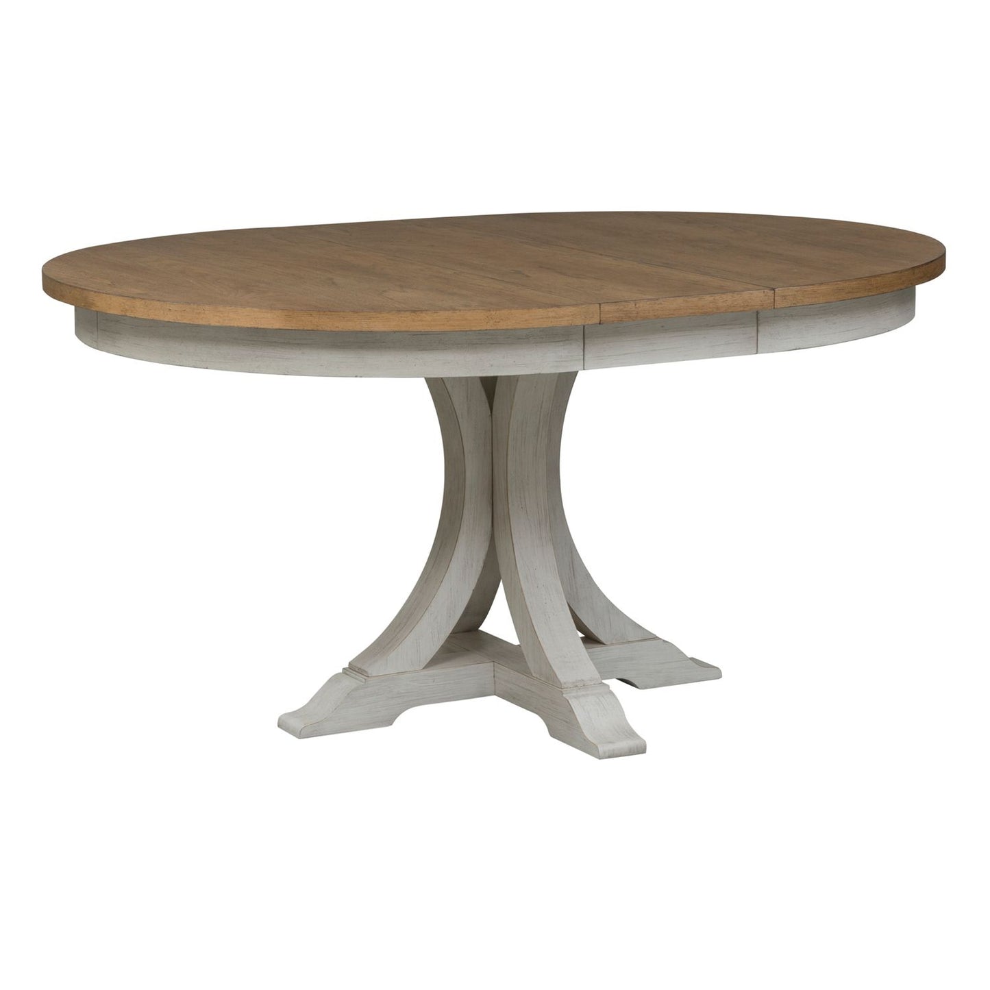 Farmhouse Reimagined - 5 Piece Pedestal Table Set