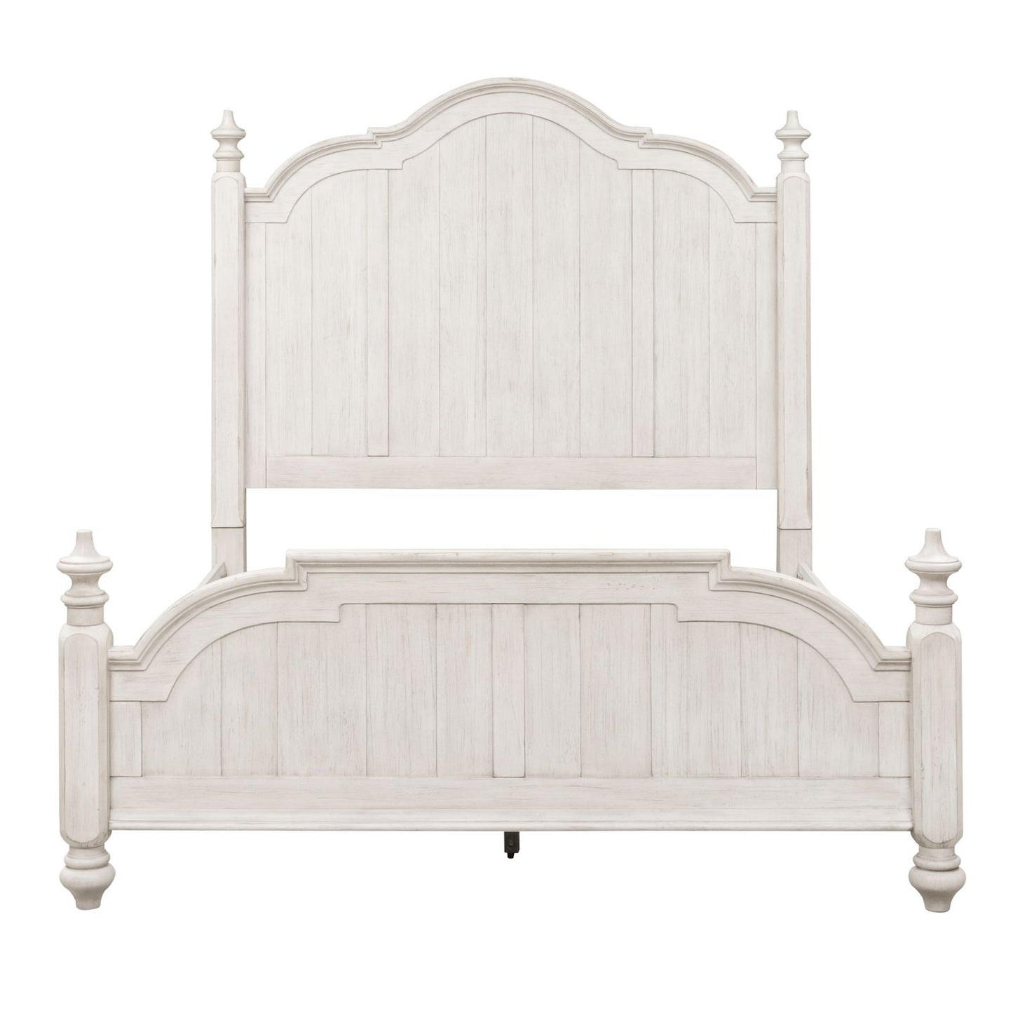 Farmhouse Reimagined - King Poster Bed, Dresser & Mirror, Chest