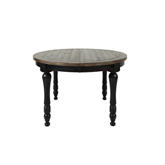 Madison County Round to Oval Dining Table