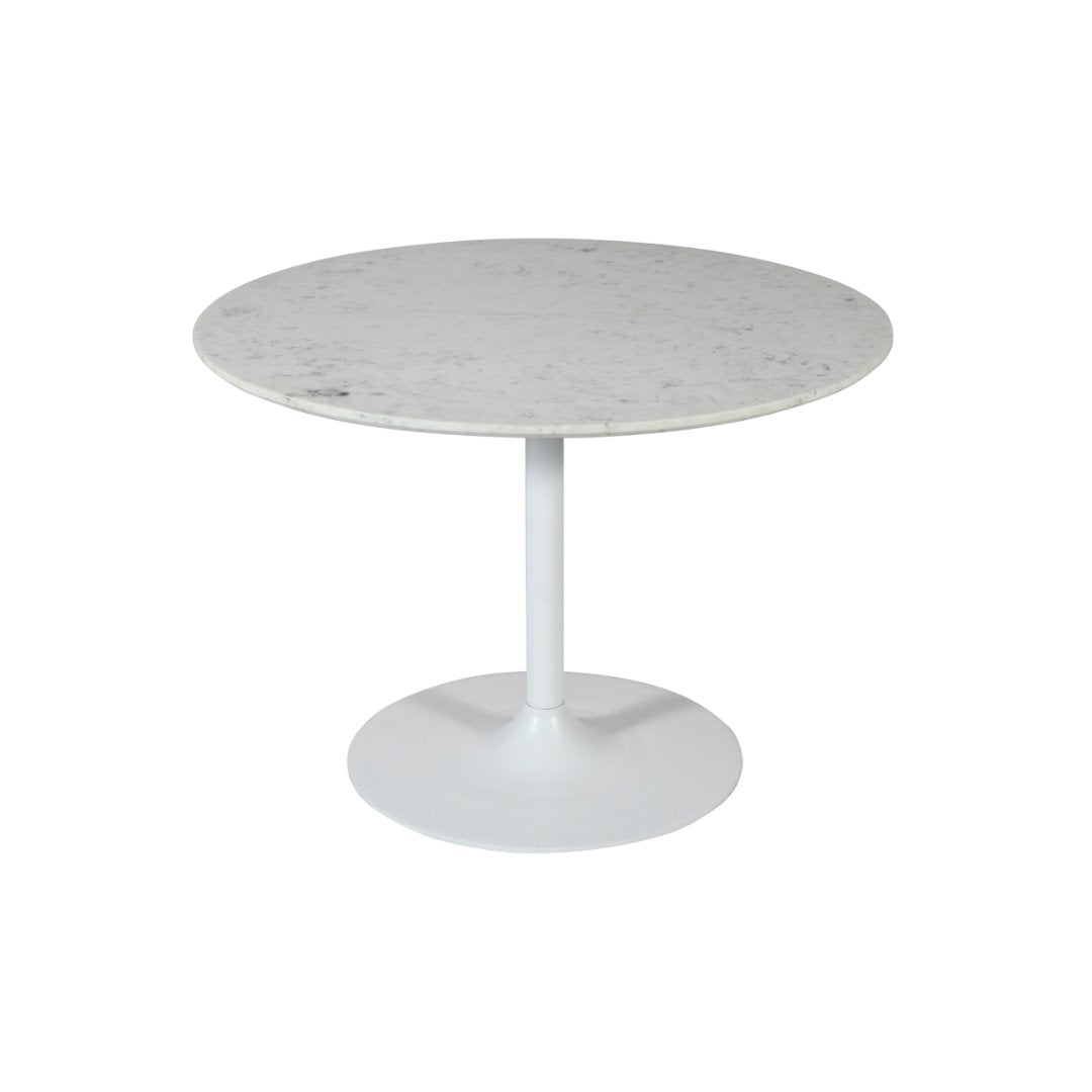 Rowan 54" Round Marble Pedestal Dining Table