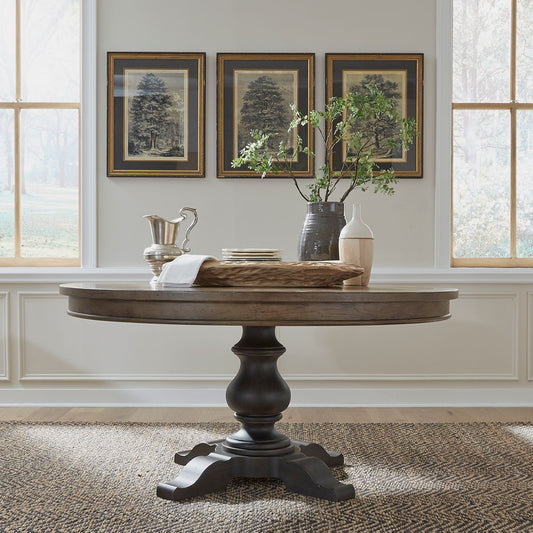 Americana Farmhouse - Opt Pedestal Table
